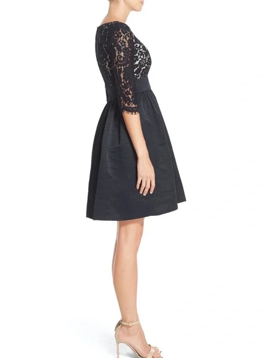 NWOT Eliza J | Black Missy Lace Dress, size 8 - Picture 2 of 9